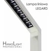 HanksLight Grindų lempa LED stovi lempa, aliuminis, 1200*2146mm, aukštyn 21W/žemyn36W, 4000K
