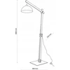 Toršeras TK Lighting Oslo 5582 toršeras 1x15W E27 juoda/medinė