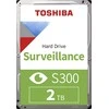 TOSHIBA S300 stebėjimo kietasis diskas 2TB 3,5 colio BULK