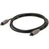 Audio Kabelis TOSLINK M - TOSLINK M, SPDIF OPTICAL, 2m, juoda