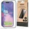 „Toti Premium PREMIUM TEMPERED“ grūdinto stiklo 3D ekrano apsauga, skirta „Apple iPhone 16 Plus“ / „15 Plus“.