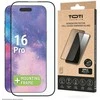 „Toti Premium PREMIUM“ grūdinto stiklo 3D ekrano apsauga, skirta „Apple iPhone 16 Pro“.