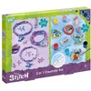 Totum : Disney Stitch – 2 in 1 kūrybiškumo rinkinys (modelio dažai ir apyrankių pakabukai) (TT700178)