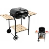 Lund Anglies grilis su dangčiu, grotelių reguliavimu, BBQ nešiojamas