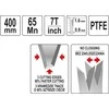 Toya Sa Poland Pjūklas rankinis PTFE / 7 TPI | 400 mm (YT-31091)