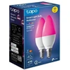 TP-Link Tapo L430C(4-pack) išmanioji WiFi reguliuojamo ryškumo LED lemputė (spalvinga, 2500K-6500K, 470lm, 2.4GHz, E14)