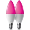 TP-Link Tapo L430C(4-pack) išmanioji WiFi reguliuojamo ryškumo LED lemputė (spalvinga, 2500K-6500K, 470lm, 2.4GHz, E14)