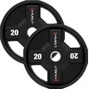 HMS TPC SET Rinkinys TALERZY OLIMPIJSKICH POLIURETANOWYCH 2 x 2.5 - 25 KG CPU - 155KG HMS