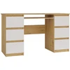 Top E Shop KUBA Desk Artisan Oak/Baltas Set