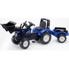 Mėlyna Pedalinis traktorius su priekaba FALK New Holland Mėlyna nuo 3 metų