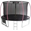 Trampolina Batutas Lean Sport MAX 366 cm, juoda rožinė