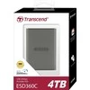 TRANSCEND ESD360C 4TB Išorinis kietasis diskas SSD USB 20Gbps Type C