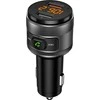 ART transmiter FM bluetooth 5.0 + 2 x USB A QC3.0 FM-57 juodas
