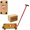 Pozostali Producenci TRANSPORTAVIMO PLATFORMA SU GRĄŽULU IKI 200KG, 57,5×30,0cm
