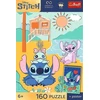 Trefl Dėlionė 160 PremPlus Kids Stitch na fali 15436