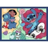 Trefl Dėlionė 4x88 vnt. - Lilo & Stitch + kolekcinis plakatas