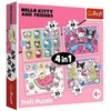 Trefl 4 viename DĖLIONĖ Saldūs nuotykiai / Sanrio Hello 34702