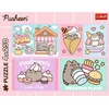 Trefl Dėlionė 4x250 vnt. - Pusheen
