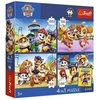 Trefl Dėlionė 4x88 PremPlus Kids Psia straż 34693