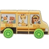 TREFL 61788 Medinis žaislas Magnetinė transporto priemonė - Mokyklinis autobusas Tiny Tails