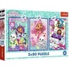 Trefl Dėlionė 3x80 vnt. - Gabby's Dollhouse