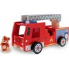 TREFL Žaislas drewn.Fire truck Bobaski i Mi 61700
