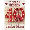 Trend Gimtadienio kortelė didelė 40 TDF24