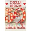 Trend Gimtadienio kortelė didelė 50 TDF25