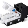 Šakotuvas TRENDnet TRENDnet TC-K25C6BK Cat.6 RJ-45 Keystone, 25 vnt. juoda, juoda