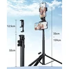 Trikojis Monopod Selfie Stick nuotolinio valdymo pultas 1/4 ISO 2x telefono laikiklis / ULANZI MT-70