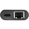 Eaton Corporation „Tripp Lite U436-06N-GB-C“ USB-C į gigabito tinklo adapteris su USB-C PD įkrovimu - „Thunderbolt 3“, Juoda, Juoda, Vietnamas, CE, FCC, REACH, 0–45 °C, -10–70 °C, 50 g