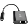 Eaton Corporation „Tripp Lite U436-06N-GB-C“ USB-C į gigabito tinklo adapteris su USB-C PD įkrovimu - „Thunderbolt 3“, Juoda, Juoda, Vietnamas, CE, FCC, REACH, 0–45 °C, -10–70 °C, 50 g