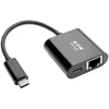 Eaton Corporation „Tripp Lite U436-06N-GB-C“ USB-C į gigabito tinklo adapteris su USB-C PD įkrovimu - „Thunderbolt 3“, Juoda, Juoda, Vietnamas, CE, FCC, REACH, 0–45 °C, -10–70 °C, 50 g