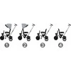 Triratukas Kidwell AXEL Titanium Pilkas