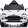 Triton Vaikiškas elektrinis Aston Martin DBX automobilis su nuotoliniu valdymu, 3 greičiai, nuo 3 metų, juodas odinis sėdynė