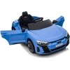 Lean Cars Vienvietis akumuliatorinis automobilis Audi E- Tron GT, mėlynas