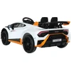 Lean Cars Vienvietis elektromobilis vaikams Lamborghini Sto Drift, baltas