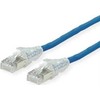 SECOMP Triton DTWYLER kabelis Kat.6A (EA klasė) S/FTP, CU 7702 flex LSOH, AMP v2, mėlyna, 2 m