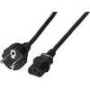 Triton EFB Elektronik EK508SW.3 maitinimo kabelis Juodas 3 m Maitinimo kištuko tipas E+F C13 skydelis