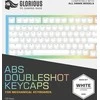 Klaviatūra Glorious GMMK ABS Doubleshot V2 USA Base Kit – baltos spalvos