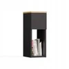 Top E Shop GALAX 20/1S BEDSIDE TABLE, ANTHRACITE/ARTISAN