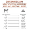 Nature's Protection Superior Care Baltas dogs begrūdis su lašiša Adult Small and Mini Breeds 1,5kg, suaugusių mažų ir labai mažų veislių šunų sausas begrūdis pašaras su lašiša