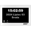 Ropam Elektronik Sc TPR-2W 3,5 colio jutiklinis skydelis paviršinio montavimo plastikiniame korpuse (baltas)