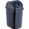 Šiukšliadėžė Triton Pojemnik uchylny Slim 5 l - 185x150x280 mm pilka (654026)