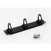 TRITON 10" įrišimo skydelis 1U 3x plastikinė rankena, juoda