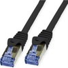 Triton VALUE Outdoor Komutacinis kabelis Cat 6A (EA klasė) S/FTP (PiMF), tvirtas kabelis, LSOH, juodas, 30 m