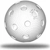 Trix Kamuolys Piłeczka do Unihokeja Floorball Snakeskin IFF Balta 72 mm 1 vnt