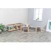 Trixie 62487, Farm, Guinea pig, Rabit, Wood, Metal, Wood, 1500 mm, 600 mm