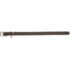 TRIXIE Rustic rieb. odos antkaklis, M-L 42-48cm/25mm, tams. rudas