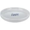 Trixie Bowl, katėms, pilkai, keramikos, 0.6l / 13cm, plokščia ir plati versija